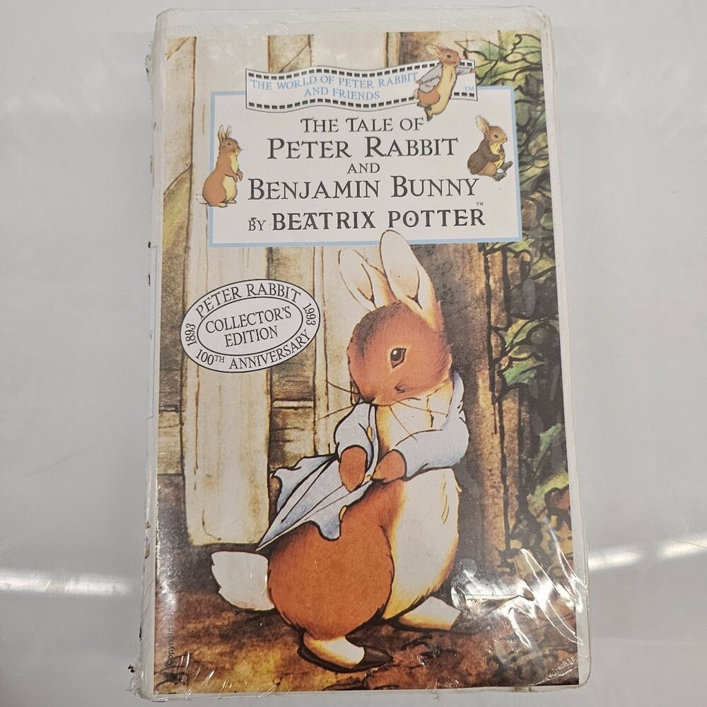 The Tale Of Peter Rabbit & Benjamin Bunny By Beatrix Potter Color VHS Collector'